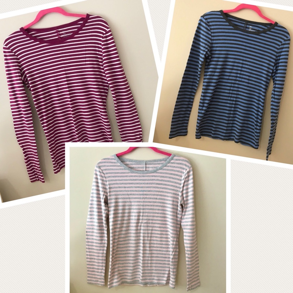 GAP Striped Long Sleeve Top Bundle